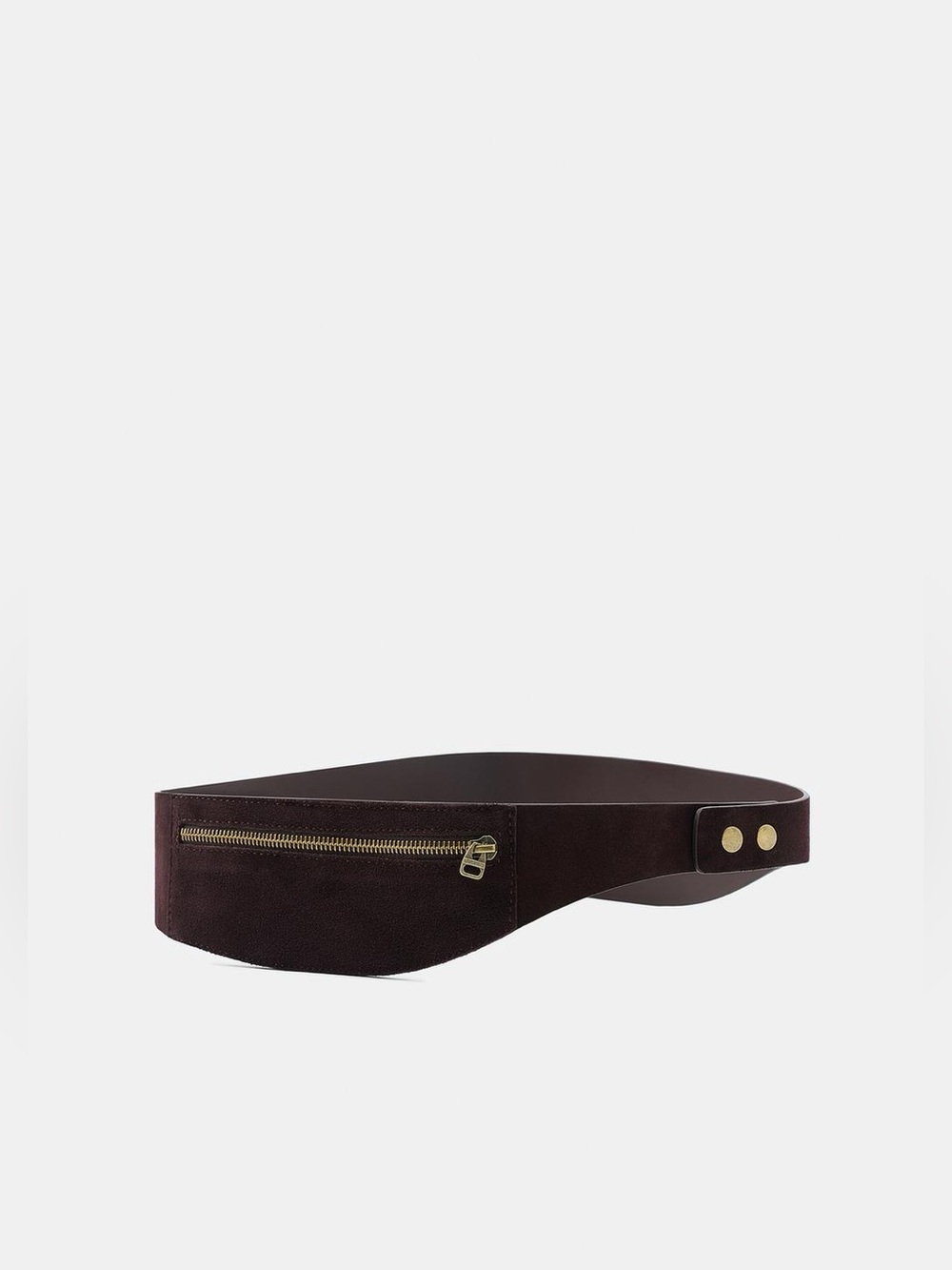 ZARA 100% SUEDE LEATHER WAIST BAG BELT. Size 30. New with tag.